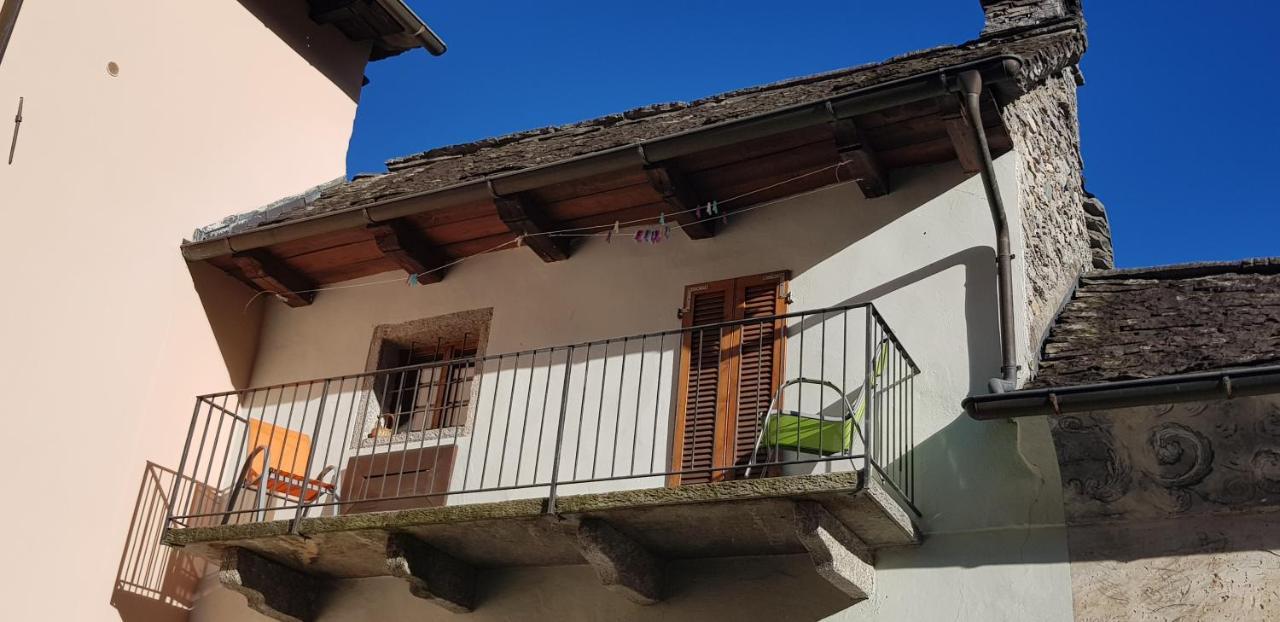 Appartamento Di Vacanza Casa Leoni Verscio Exteriér fotografie